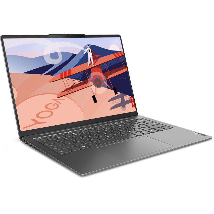 מחשב נייד Lenovo Yoga Slim 6 14IRH8 - 83E0001PIV - Core i7-13700H 1TB SSD 16GB RAM Windows 11 - צבע אפור שלוש שנות אחריות ע