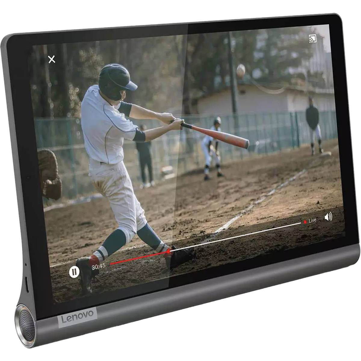 טאבלט Lenovo Yoga Smart Tab YT-X705L 32GB 3GB RAM 4G LTE + WiFi - צבע אפור שנה אחריות ע