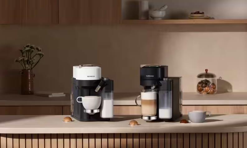 מכונות קפה Nespresso GDV5-IL-WH-NE vertuo lattissima - צבע לבן שנה אחריות ע"י היבואן הרשמי 