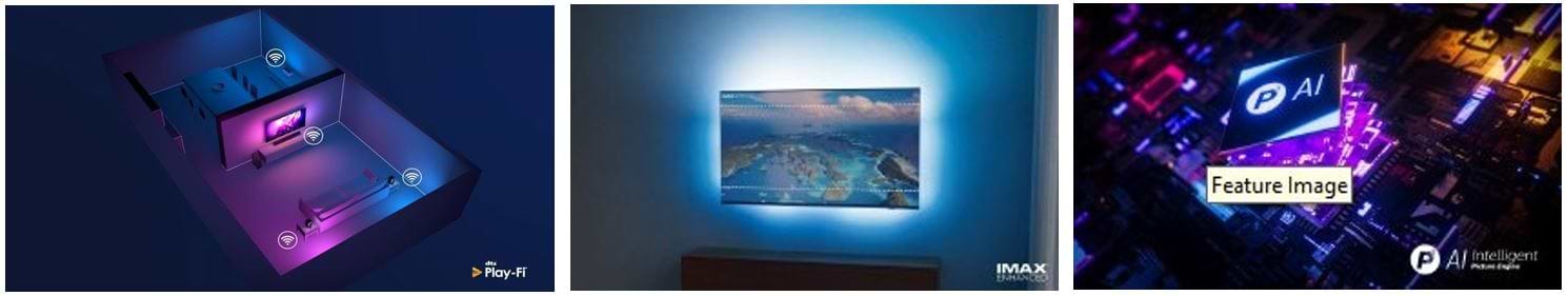 טלוויזיה חכמה 77" Philips Smart 4K OLED 77OLED818/12 - שנתיים אחריות ע"י היבואן הרשמי 