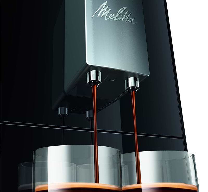 מכונת קפה לפולי קפה אוטומטית Melitta Caffeo Solo Frosted Black - צבע שחור שנה אחריות ע"י היבואן הרשמי 