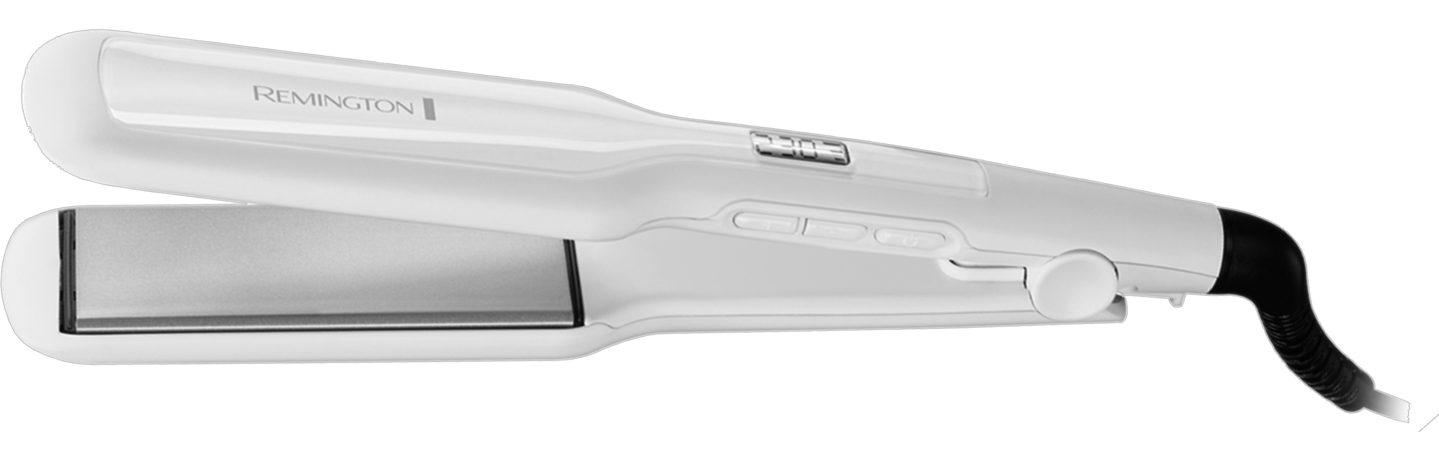 מחליק שיער קרמי רחב Remington S5527 Pro ceramic extra wide  - צבע לבן אחריות ע"י היבואן הרשמי 