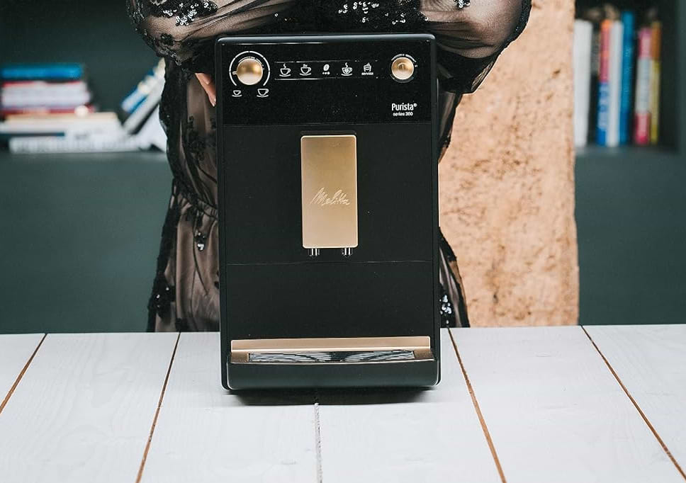 מכונת קפה אוטומטית טוחנת Melitta Purista Series 300 GOLD EDITION מהדורה מוגבלת - שנה אחריות ע"י היבואן הרשמי