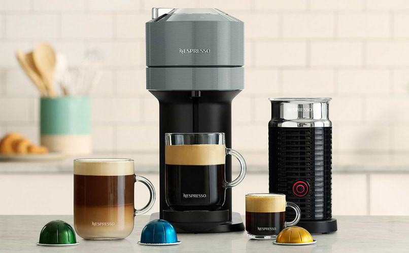 מכונת קפה Nespresso GCV1 Vertuo Next  - שנה אחריות ע"י היבואן הרשמי