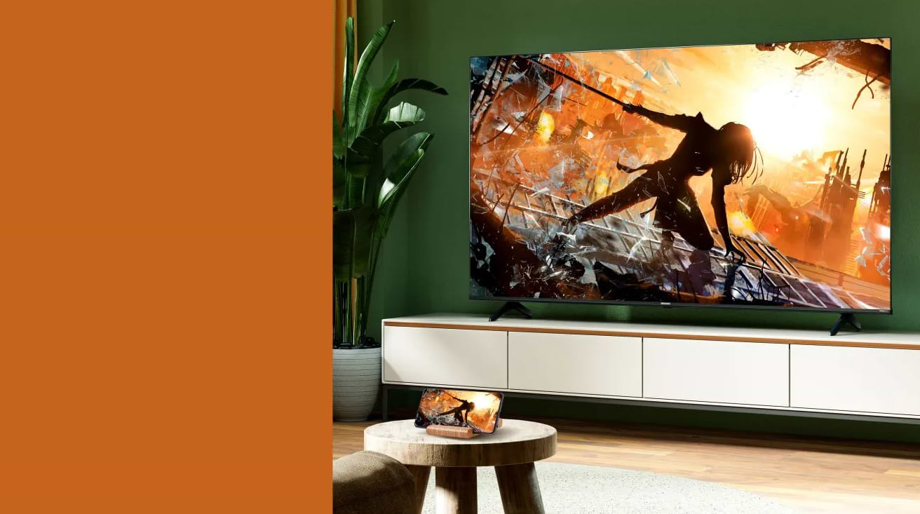 טלוויזיה חכמה 85 אינץ' Hisense 85A6K Smart TV 4k DLED - שלוש שנים אחריות ע"י היבואן הרשמי 