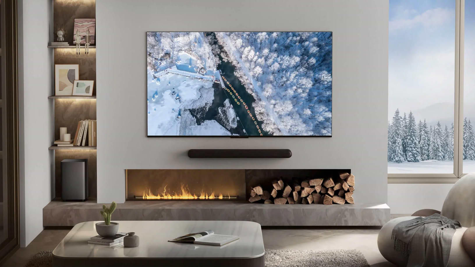 טלוויזיה חכמה 85" TCL 85V7A UHD LED 4K Google TV - אחריות ע"י אלקטרה היבואן הרשמי