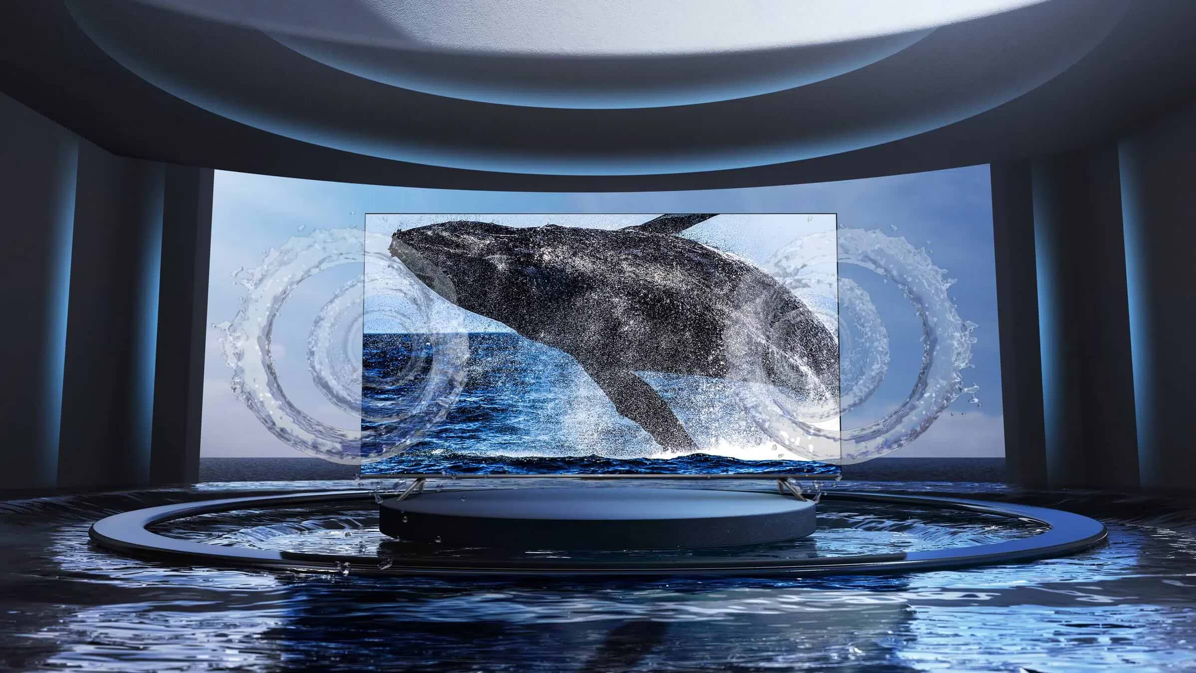 טלוויזיה חכמה 43 אינץ'  TCL 43P739 Smart TV 4K HDR Google tv - אחריות ע"י היבואן הרשמי 