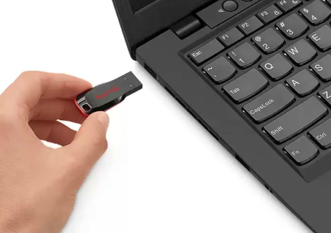 דיסק קון קי בנפח Cruzer Blade USB 64GB - חמש שנות אחריות ע"י היבואן הרשמי