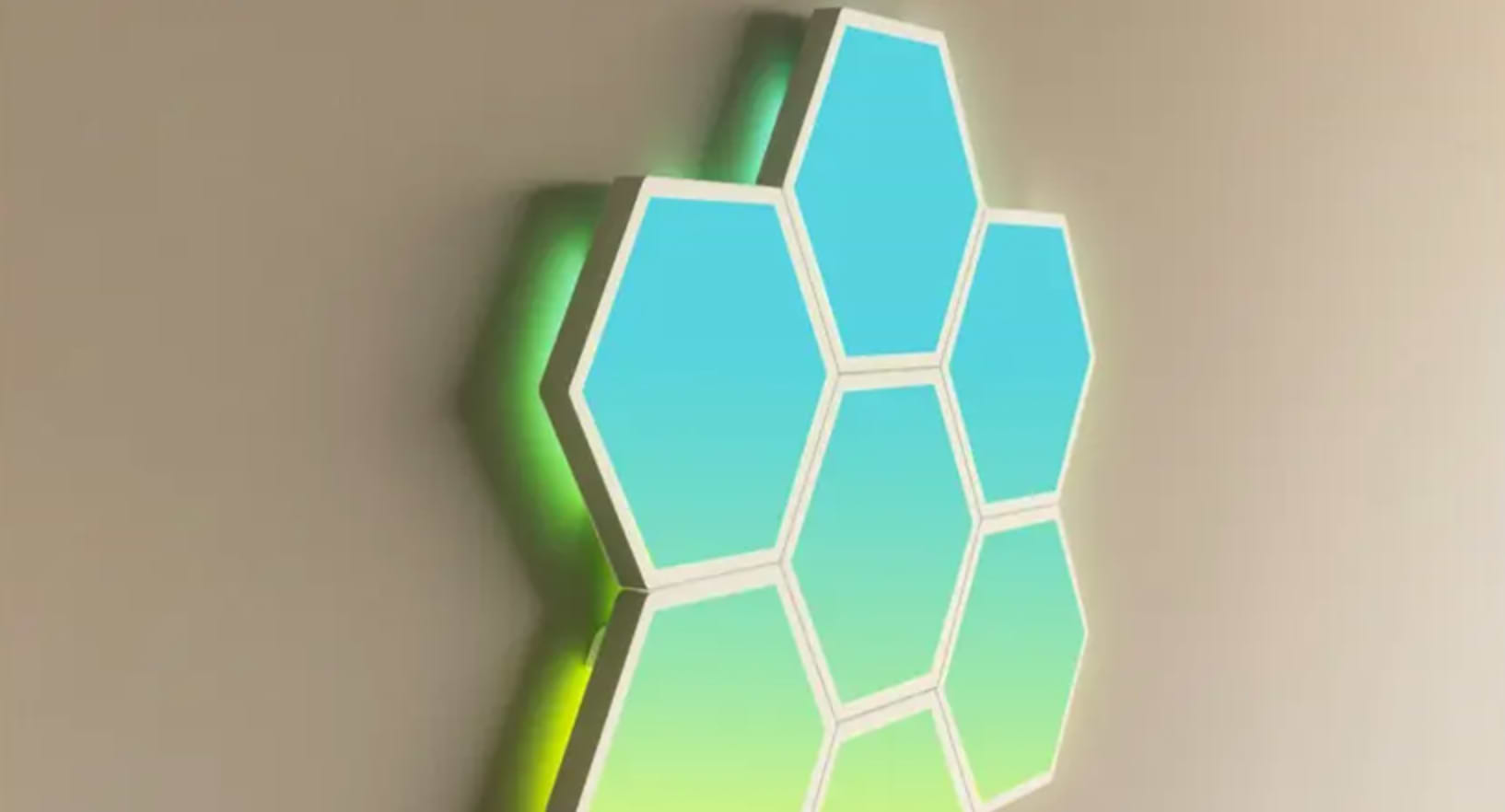 תאורה חכמה Govee Glide Hexa Light Panels - שנה אחריות ע"י היבואן הרשמי