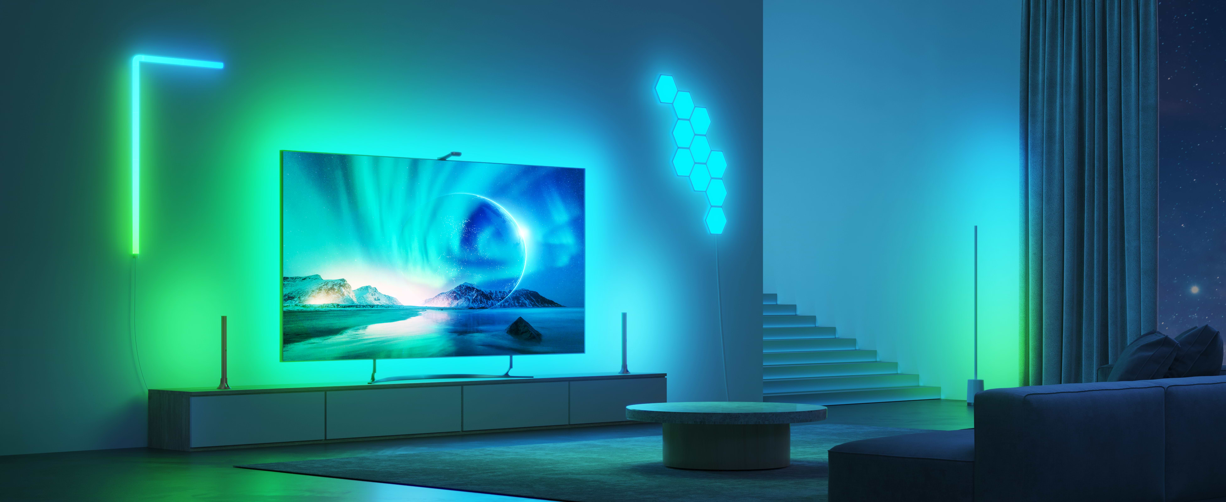 תאורה חכמה Govee Envisual TV Backlight T2 - צבע שחור שנה אחריות ע"י היבואן הרשמי