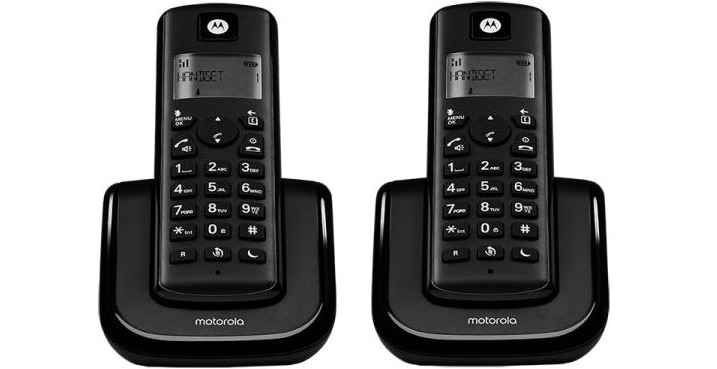 טלפון אלחוטי דיגיטלי עם דיבורית +Motorola T201