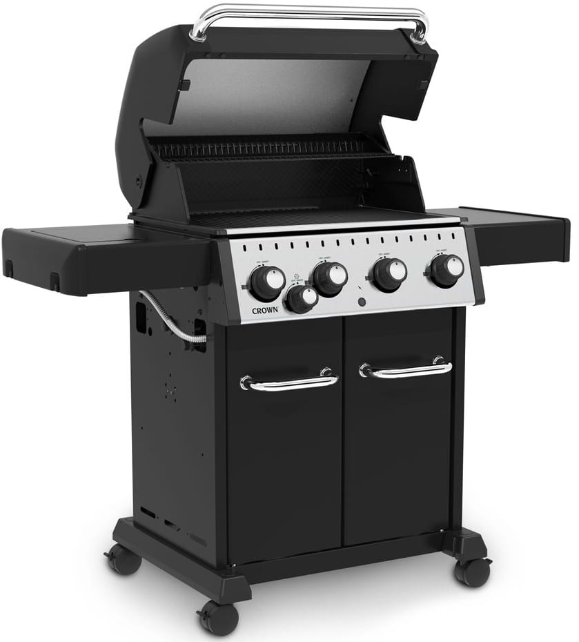 גריל גז 4 מבערים Broil King Crown 440 עם כירת צד 50,000 BTU + מתנה!