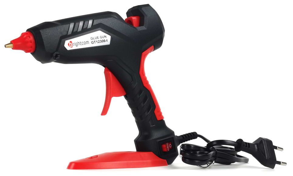 אקדח דבק חם 100 וואט מקצועי Brightcom GT12306-I