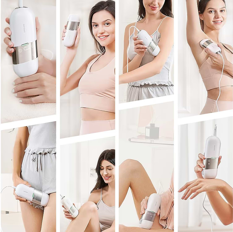 מכשיר להסרת שיער בלייזר Dreame IPL - צבע לבן שנתיים אחריות ע"י היבואן הרשמי 