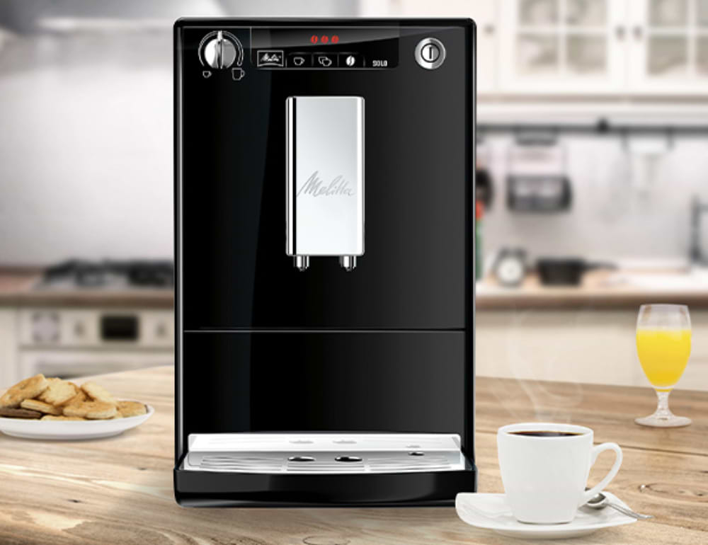 מכונת אספרסו Melitta Solo Black E950-201 - צבע שחור שנתיים אחריות ע"י היבואן הרשמי