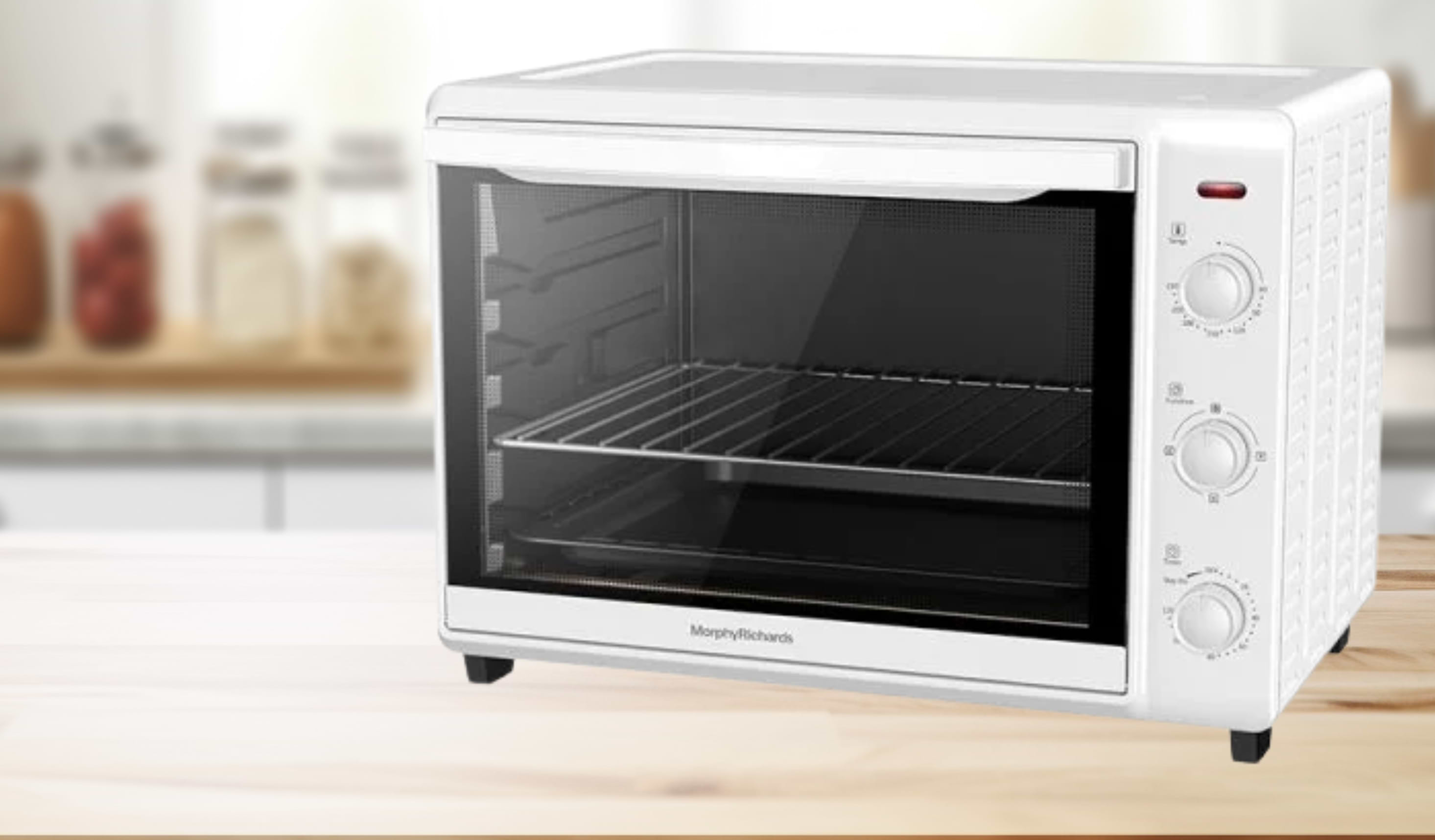 טוסטר אובן טורבו 47 ליטר Morphy Richards 44455 - צבע לבן אחריות ע"י היבואן הרשמי 
