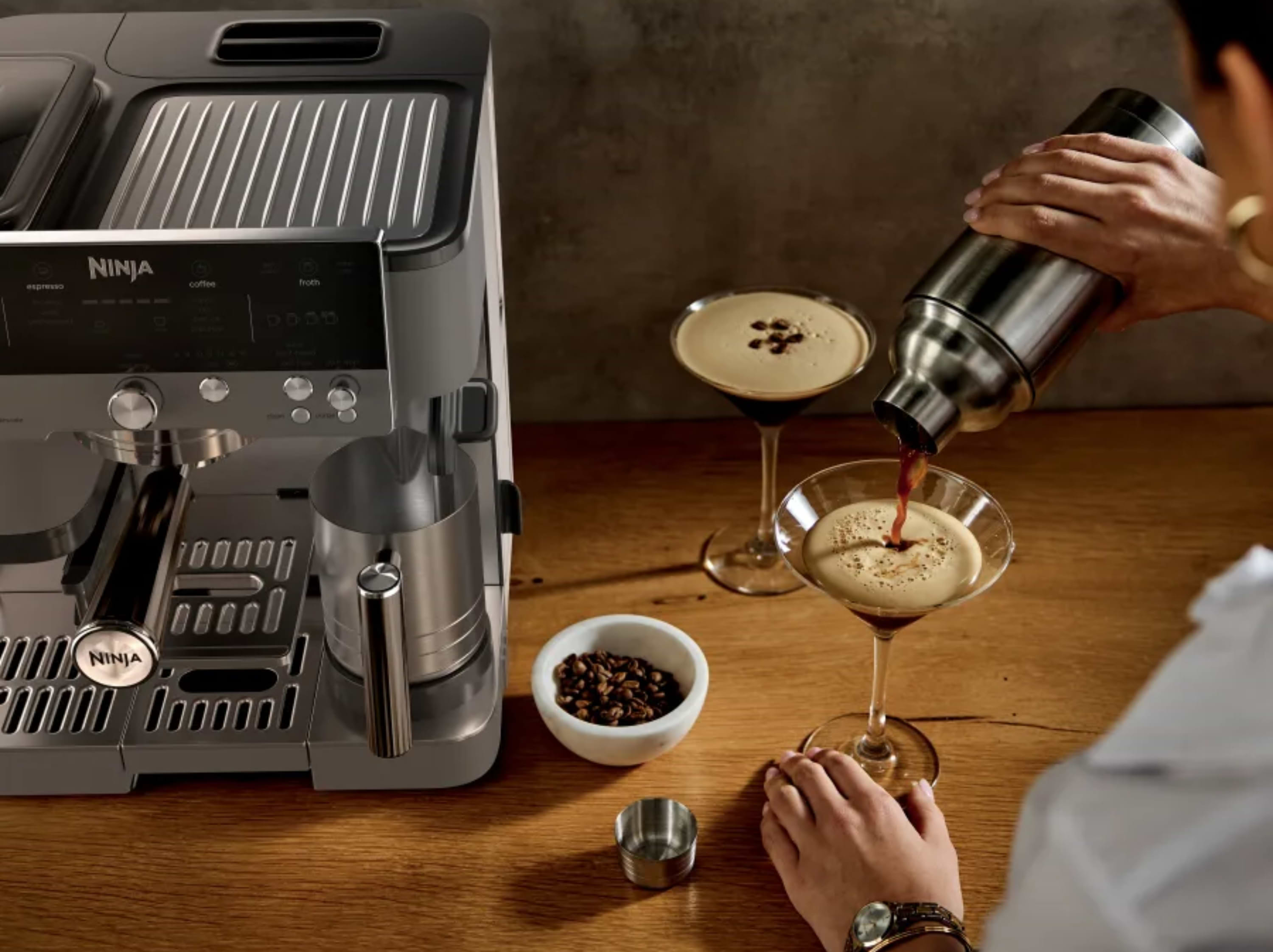 מכונת קפה אספרסו חצי אוטומטית Ninja LUXE CAFE ES601 - אחריות ע"י היבואן הרשמי 