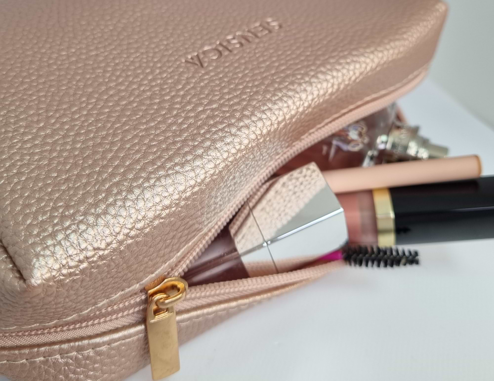 תיק איפור יוקרתי סנסיקה Sensica Luxury Bag SNX00304 - צבע ברונזה 