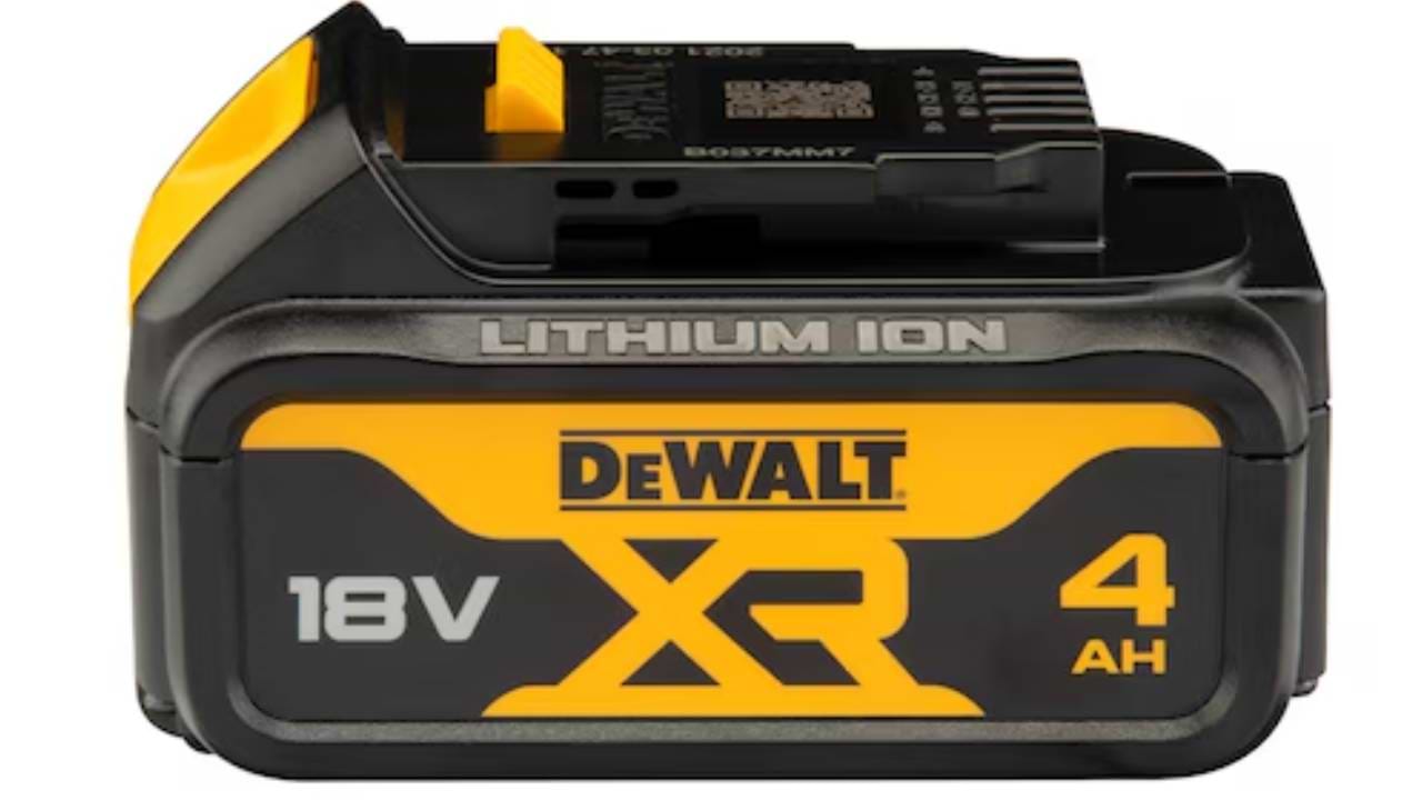 מפרט טכני-סוללה ליתיום Lithium-Ion סדרת XR דגם DeWALT DCB182 / DCB204 18V XR 4.0Ah