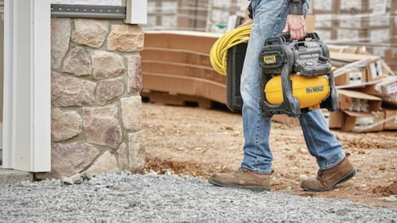 קומפרסור FLEX 54/60V כולל סוללה 6 FLEX ומטען דגם  DCC2560P1-6AH-FLEX DeWALT-