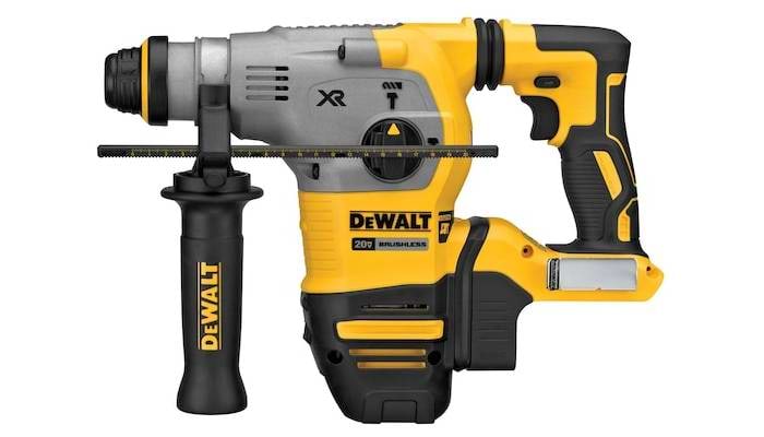 פטישון 20V בראשלס הלימה 3.5J עם 2 סוללות 5AH ומטען DCH293P2-5AH DeWALT