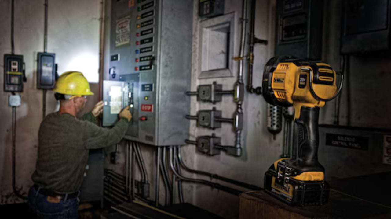פנס לד נטען 3 מצבי עבודה 18/20V DeWALT DCL043N/DCL043