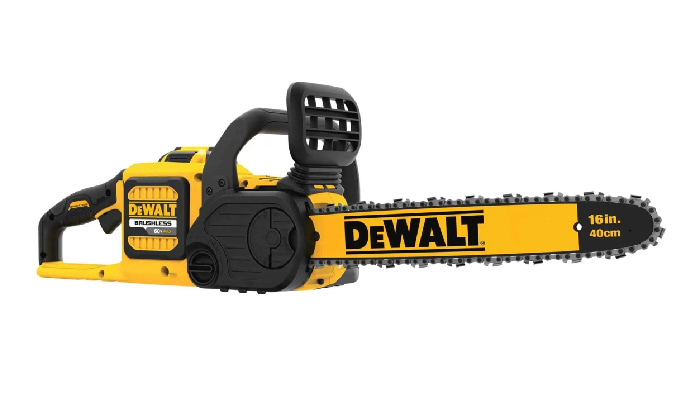 מסור שרשרת "16 FLEX 54/60V עם סוללה FLEX 6AH ומטען DCM575P1-6AH-FLEX DeWALT