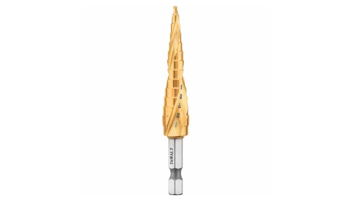 מקדח מדורג מטיטניום ניטריד מ-3.2 ממ עד 12.7 מ"מ DeWALT DWA1783IR