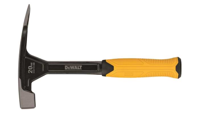 פטיש לעבודה עם לבנים 20OZ בעל ידית ארגונומית DeWALT DWHT51389