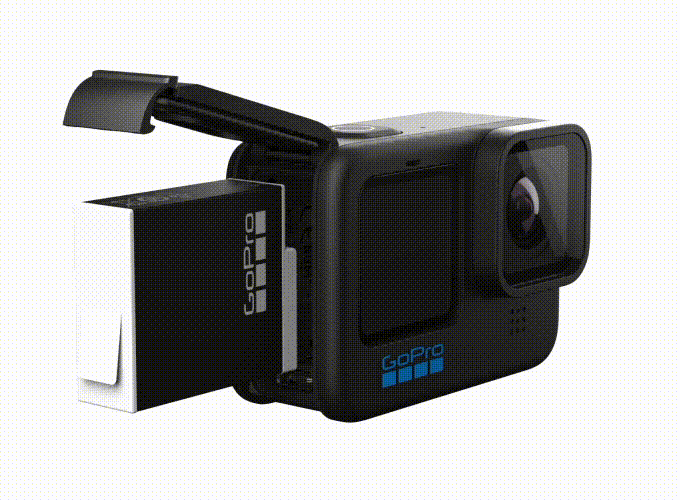 סוללה נטענת מקורית אנדורו  GoPro Enduro Rechargeable Battery Hero9/10/11 - צבע שחור שנתיים אחריות ע"י יבואן הרשמי