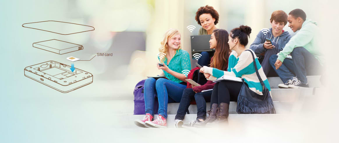 ראוטר אלחוטי TP-Link M7350 4G LTE Mobile WiFi - בצבע שחור שלוש שנות אחריות ע"י יבואן הרשמי 
