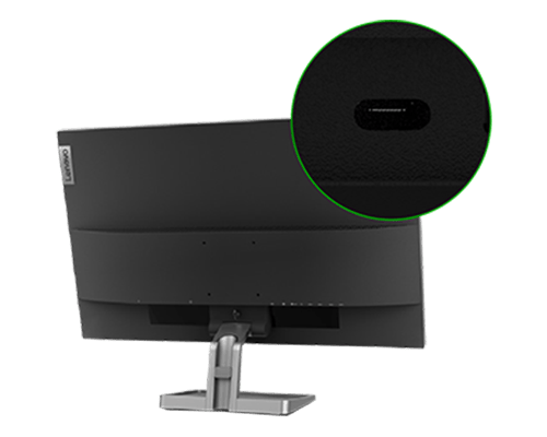 מסך מחשב עם רמקולים 32'' Lenovo L32p-30 IPS FreeSync 4K UHD 60Hz USB-C - צבע שחור שלוש שנות אחריות ע"י יבואן הרשמי