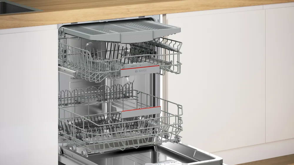 מדיח כלים חצי אינטגרלי 14 מערכות כלים Bosch SMI4HCS48E תוצרת גרמניה