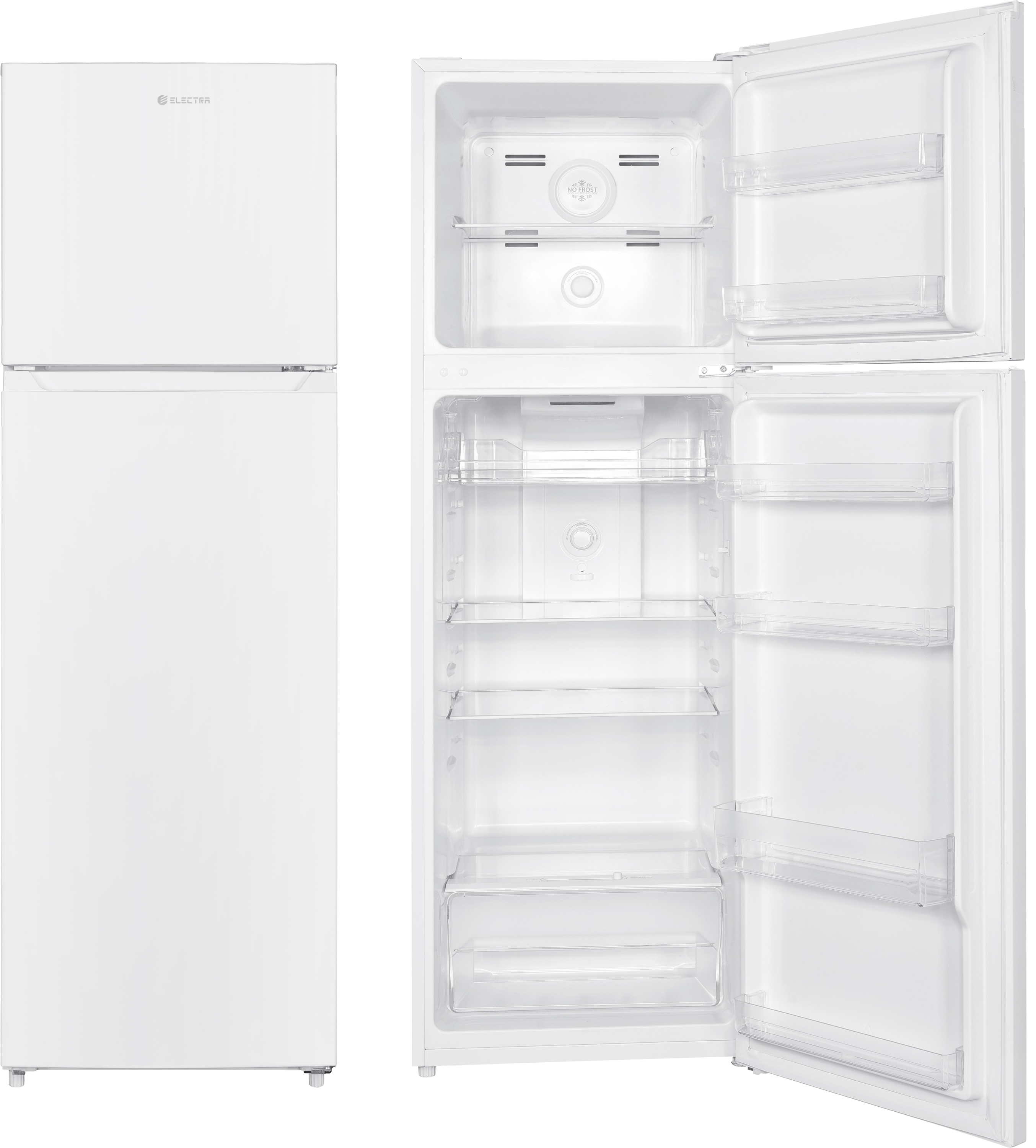 מקרר מקפיא עליון 247 ליטר נטו Electra EL267W - גימור לבן אחריות ע"י היבואן הרשמי