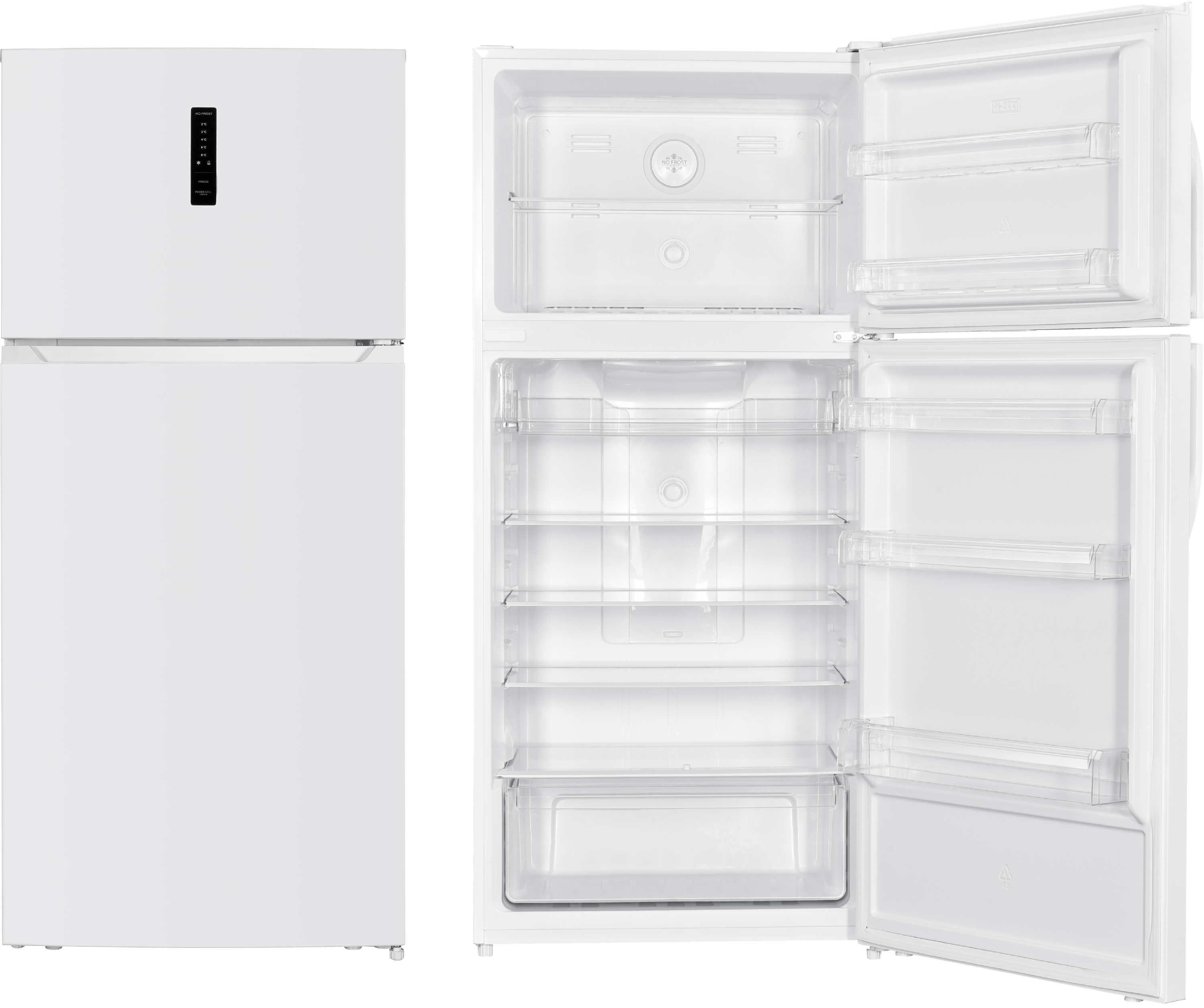 מקרר מקפיא עליון 480 ליטר נטו Electra EL520W - גימור לבן אחריות ע"י היבואן הרשמי
