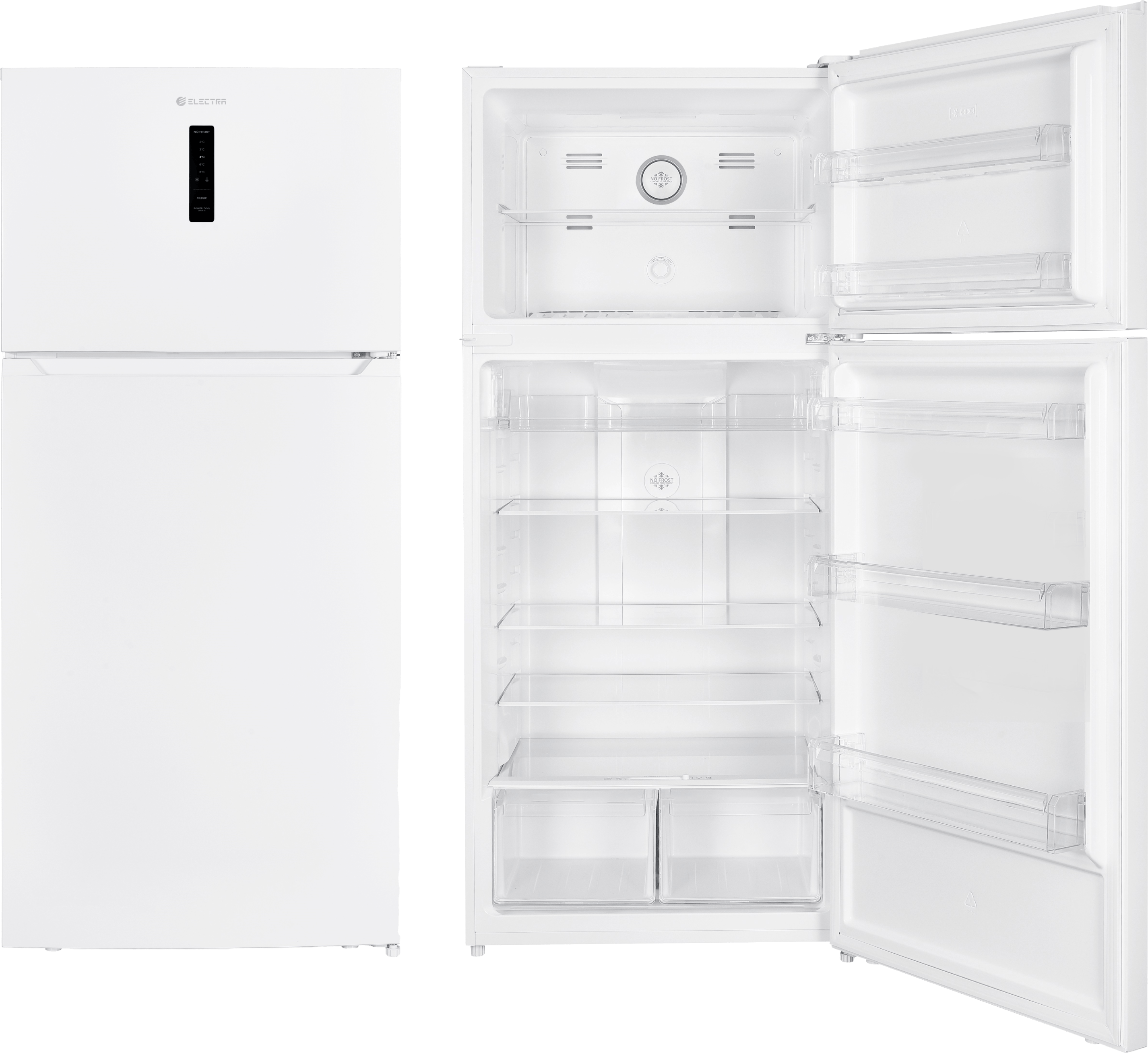 מקרר מקפיא עליון 635 ליטר נטו Electra EL675W - גימור לבן אחריות ע"י היבואן הרשמי