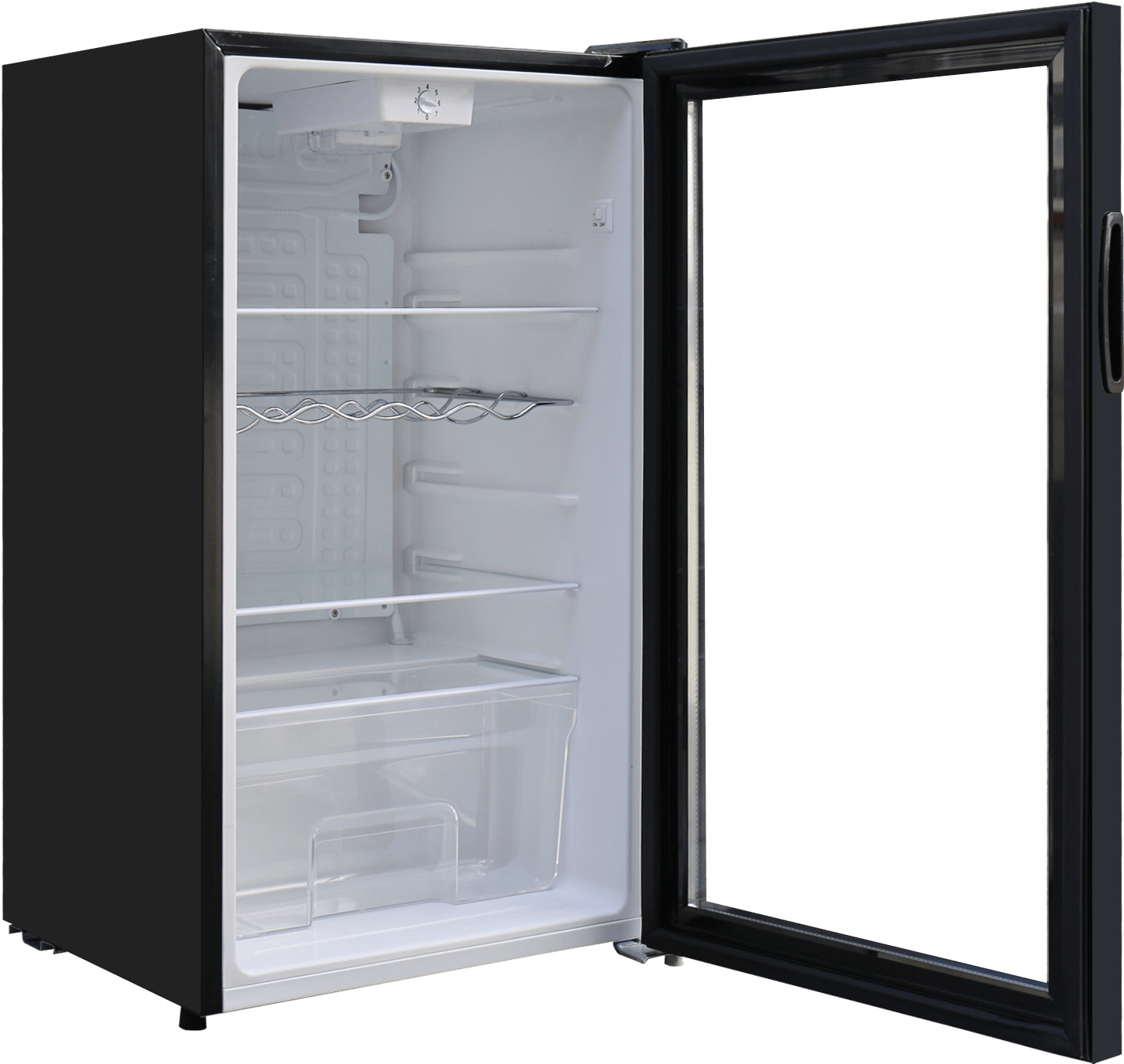מקרר משרדי עם דלת ויטרינה שקופה 93 ליטר Electra EL9200G - אחריות ע"י היבואן הרשמי