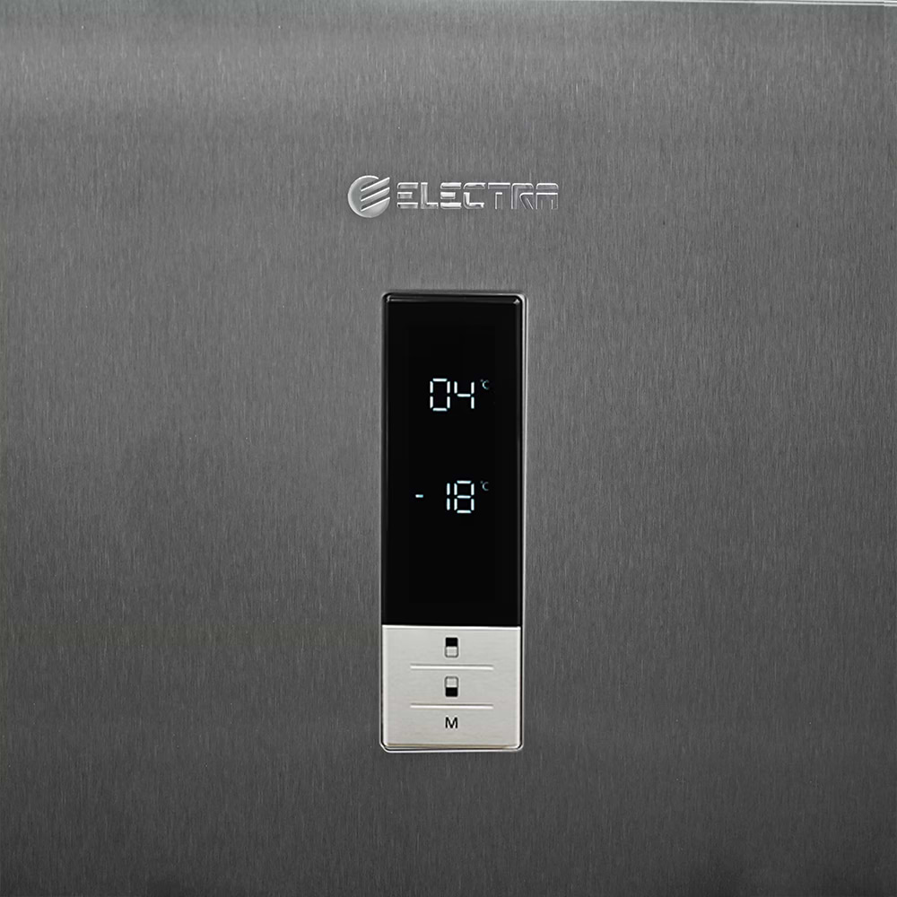 מקרר מקפיא תחתון 582 ליטר נטו Electra EL9753DN - גימור נירוסטה מושחרת אחריות ע"י היבואן הרשמי