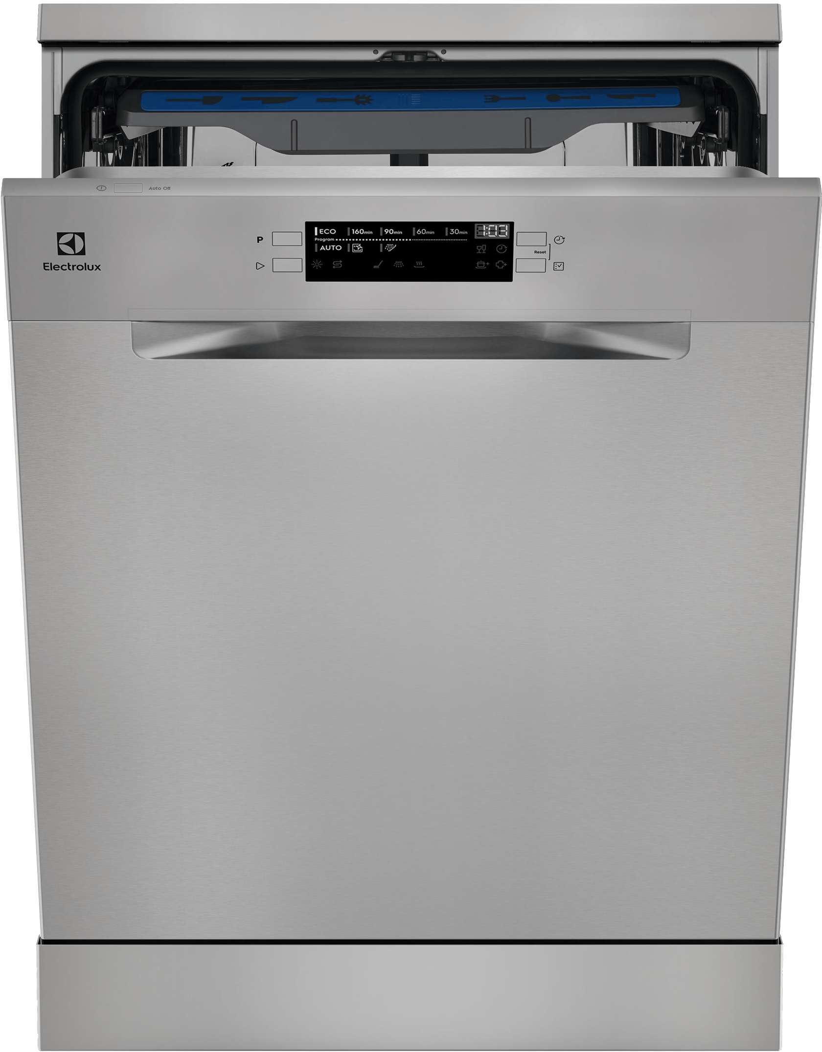 מדיח כלים רחב 60 ס"מ 14 מערכות כלים Electrolux ESM48312SX - צבע נירוסטה מוברשת אחריות ע"י היבואן הרשמי