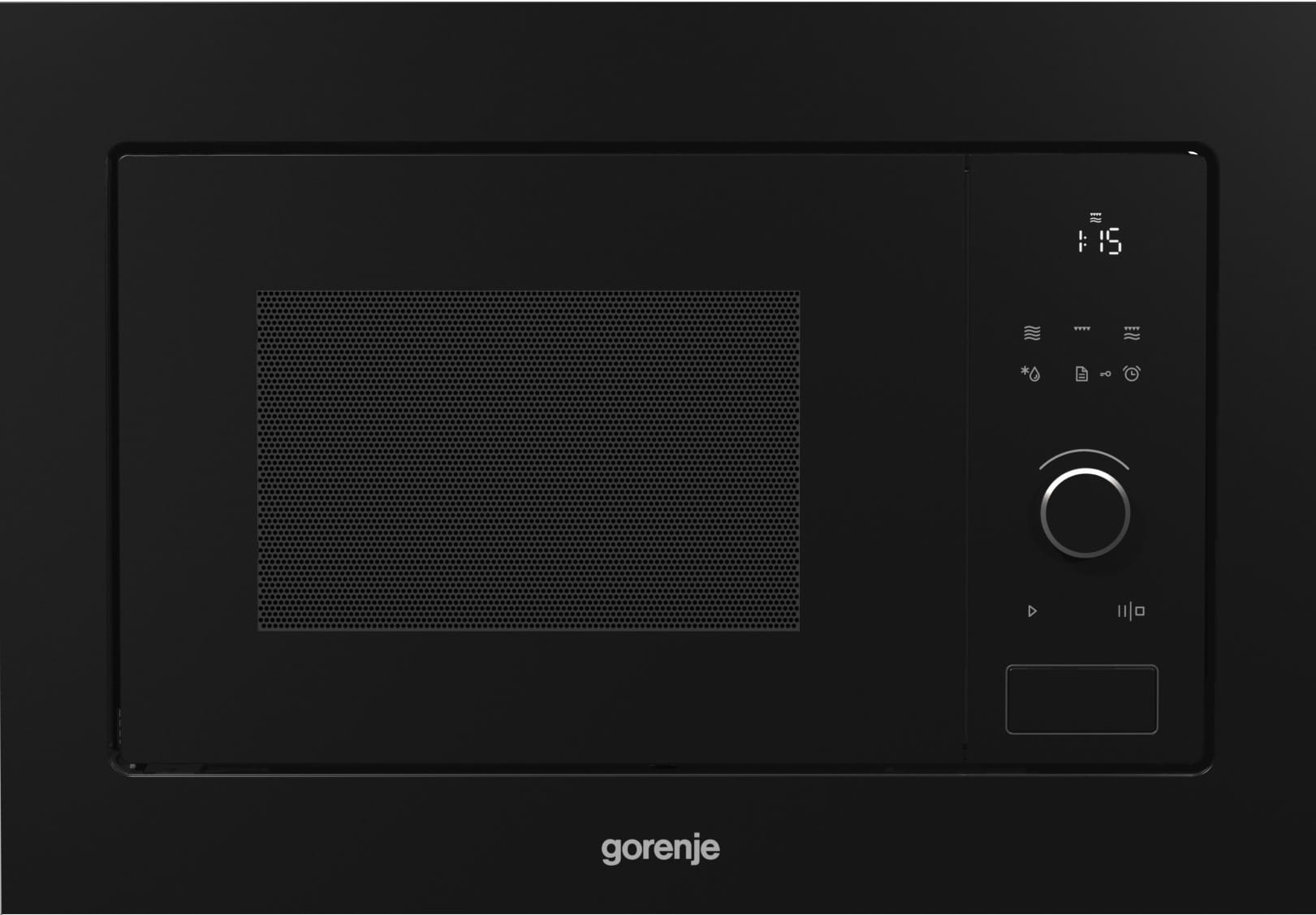 מיקרוגל בנוי משולב גריל 39 ס"מ Gorenje BM201A4BG - צבע שחור אחריות ע"י היבואן הרשמי