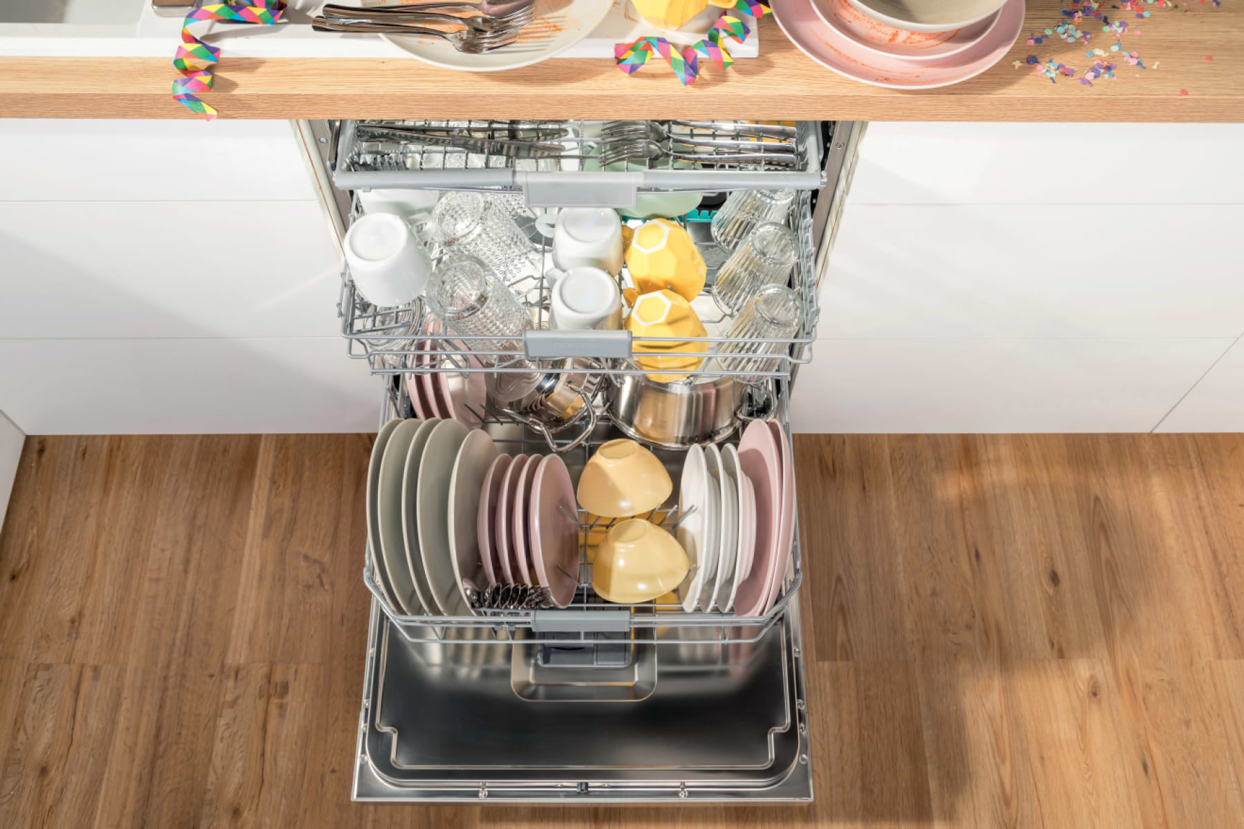 מדיח כלים אינטגרלי 13 מערכות כלים Gorenje GV642E60 - אחריות ע"י היבואן הרשמי
