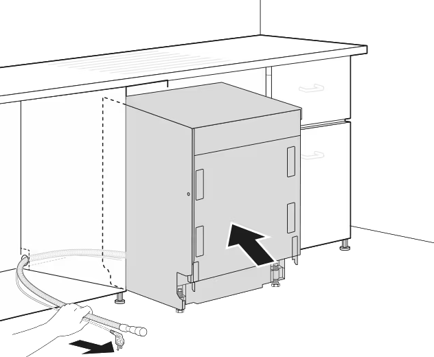 מדיח כלים רחב אינטגרלי מלא 14 מערכות כלים LG DBC513TS - אחריות ע"י היבואן הרשמי
