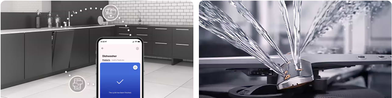 מדיח כלים רחב אינטגרלי מלא 14 מערכות כלים LG DBC513TS - אחריות ע"י היבואן הרשמי