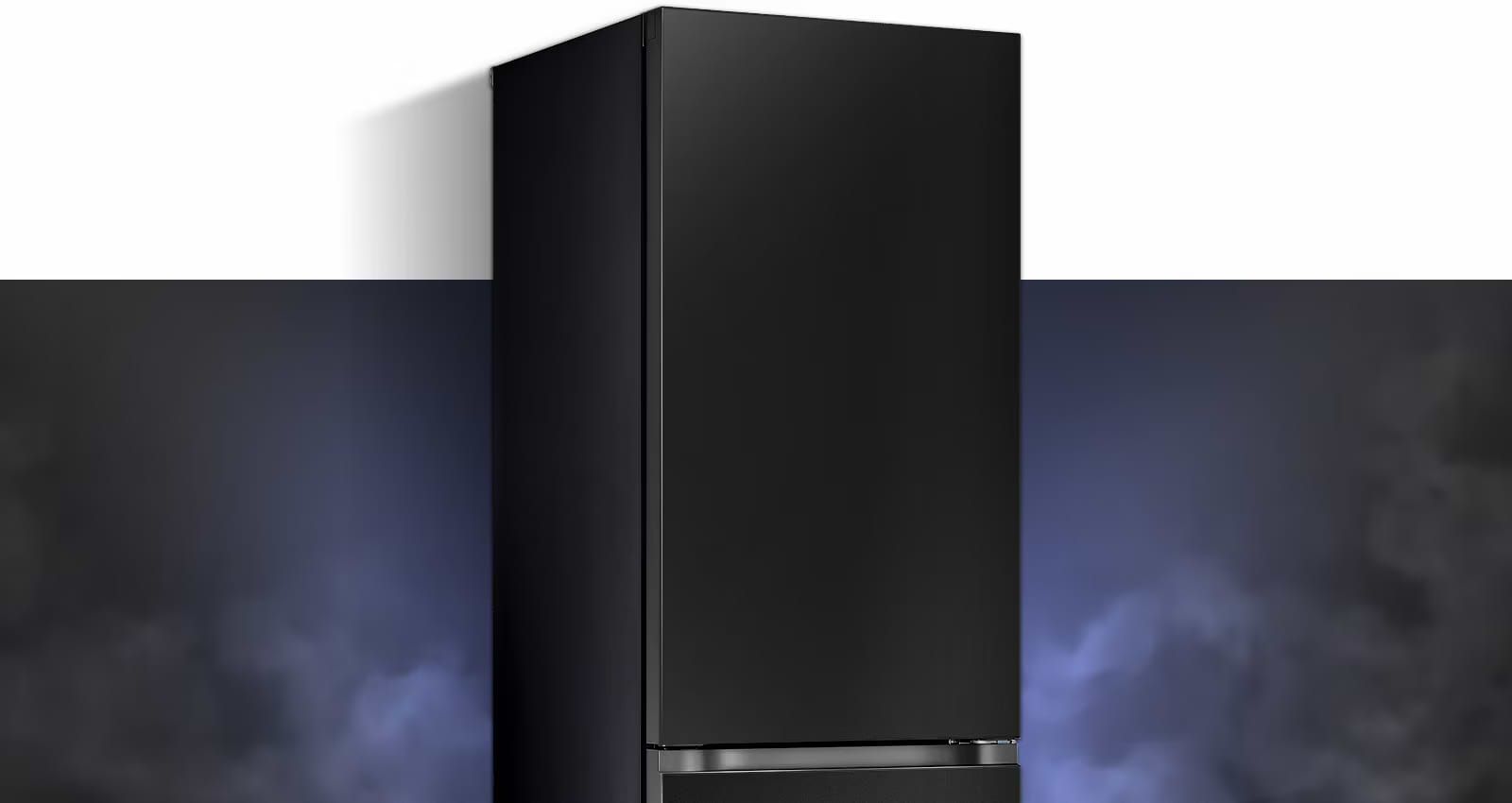 מקרר מקפיא תחתון 344 ליטר LG GR-B374BG עם התקן שבת מובנה - גימור זכוכית שחורה אחריות ע"י היבואן הרשמי