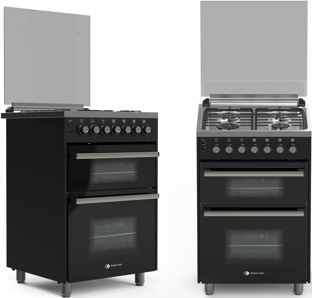 תנור אפייה משולב דו תאי Schaub Lorenz 260SL - צבע שחור אחריות ע"י היבואן הרשמי