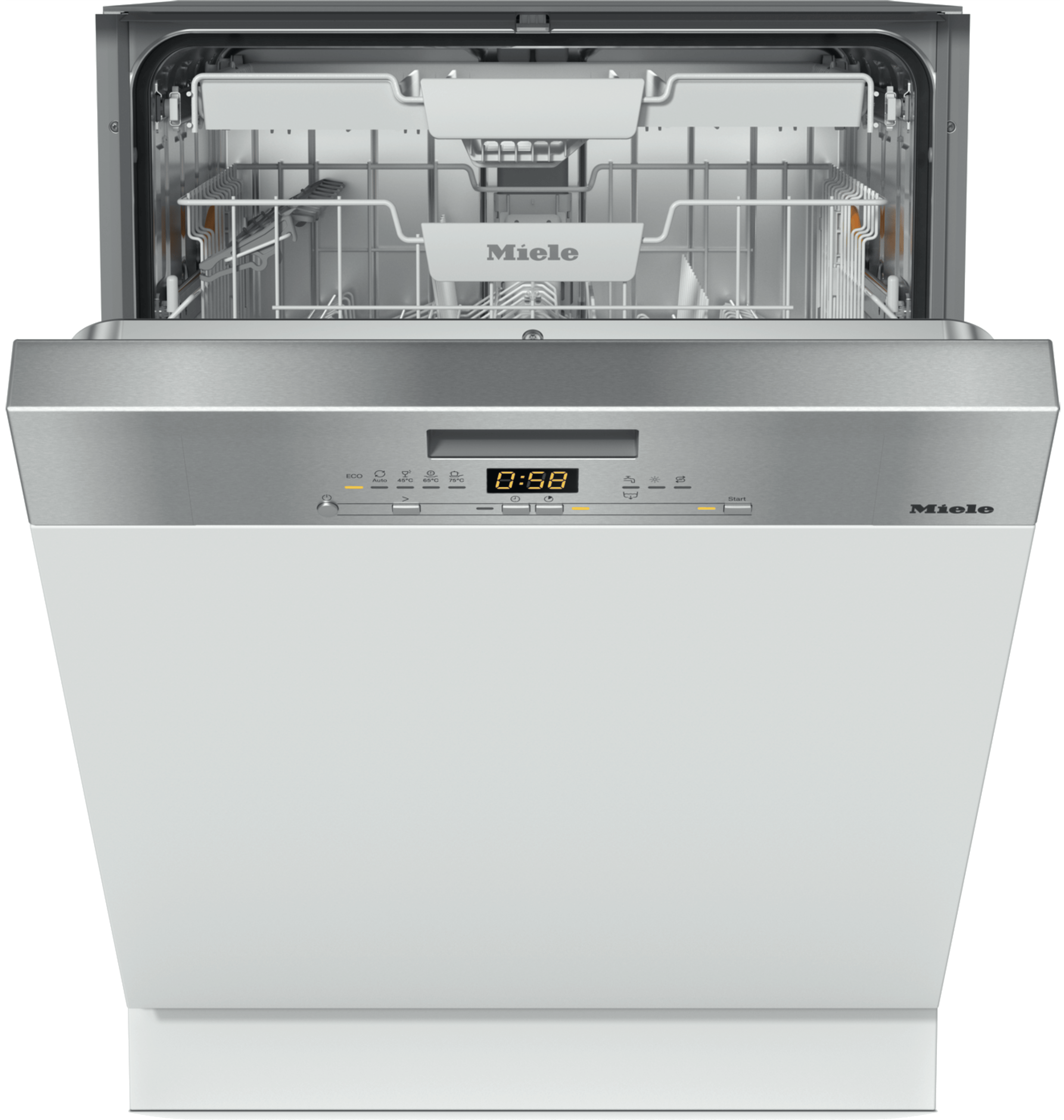 מדיח כלים חצי אינטגרלי Miele G 5110 SCi Active - צבע נירוסטה אחריות ע"י אלקטרה היבואן הרשמי