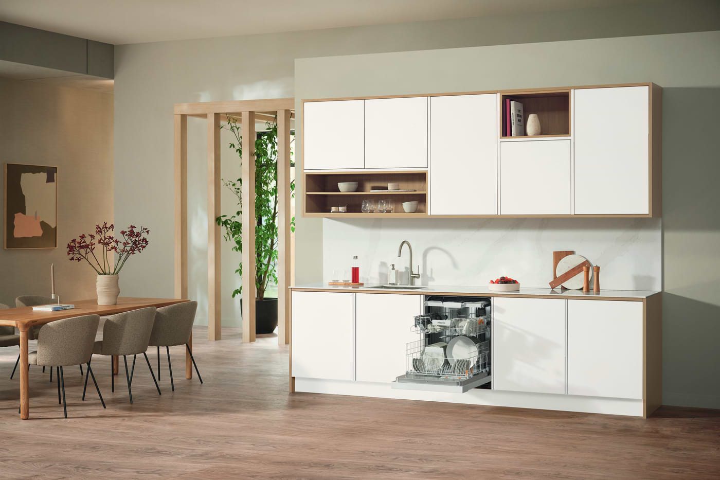 מדיח כלים 60 ס"מ 14 מערכות כלים Miele G5110SCW - צבע לבן אחריות ע"י אלקטרה היבואן הרשמי