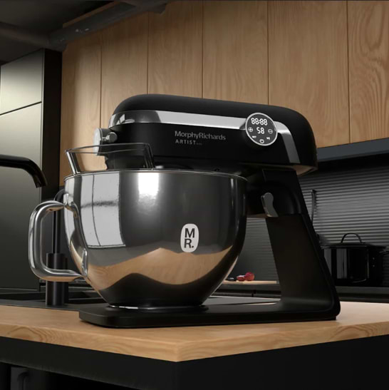 מיקסר מקצועי 8 ליטר Morphy Richards Artist Max 48981 - צבע שחור אחריות ע"י היבואן הרשמי