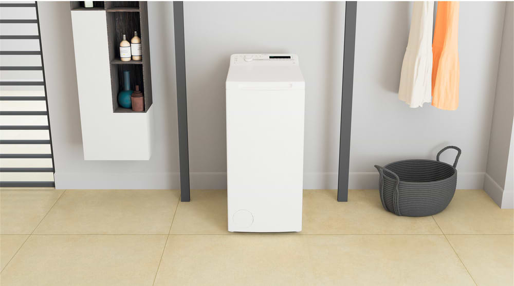 מכונת כביסה פתח עליון 6 ק"ג Whirlpool TDLR 6040S IL במהירות 1000  סל"ד - צבע לבן אחריות ע"י היבואן הרשמי