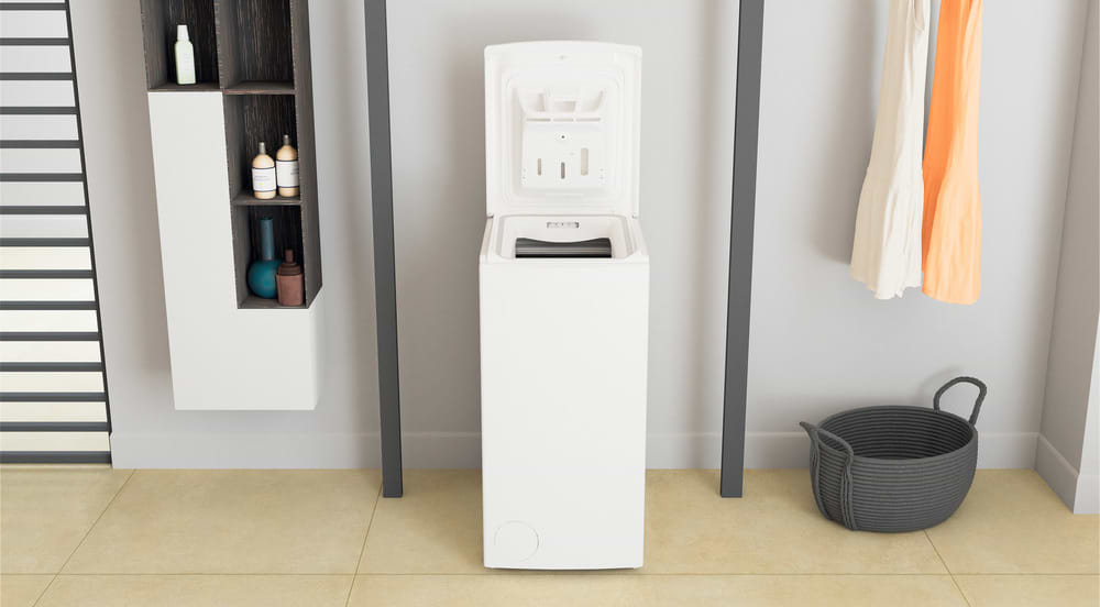 מכונת כביסה פתח עליון 6 ק"ג Whirlpool TDLR 6040S IL במהירות 1000  סל"ד - צבע לבן אחריות ע"י היבואן הרשמי